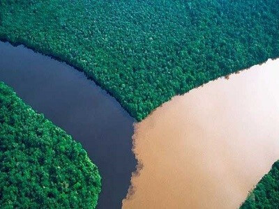 Confluencia del Rio Orinoco y Caroni Venezuela Confluencia del Rio Orinoco y Caroni Venezuela