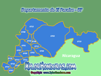 Departamento de El Paraiso y sus Municipios