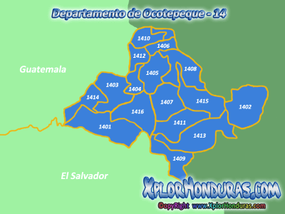 Departamento de Ocotepeque y sus Municipios