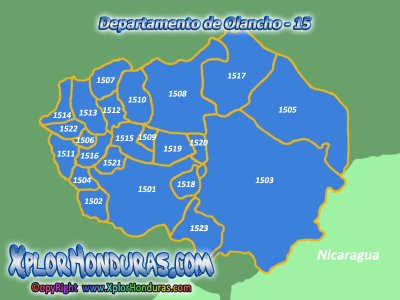 Departamento de Olancho y sus Municpios Departamento de Olancho y sus Municipios