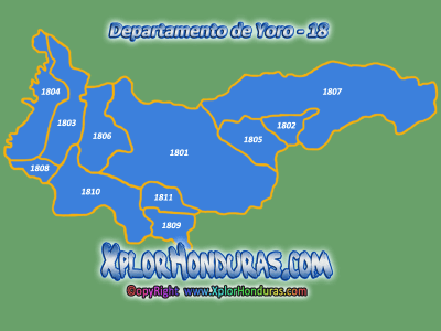 Departamento de Yoro y sus Municipios Departamento de Yoro y sus Municipios