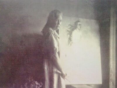 Elvia Montes de Oca cuadro Safo 1979