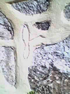 Patada del diablo en Iglesia de Curaren