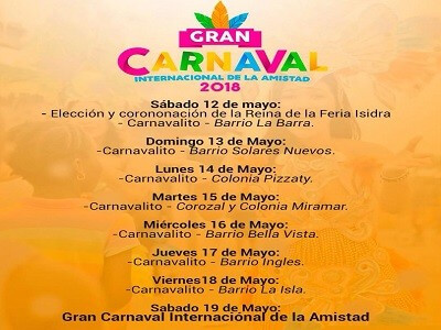 Programacion Carnaval de La Ceiba 2018 Programacion Carnaval de La Ceiba 2018