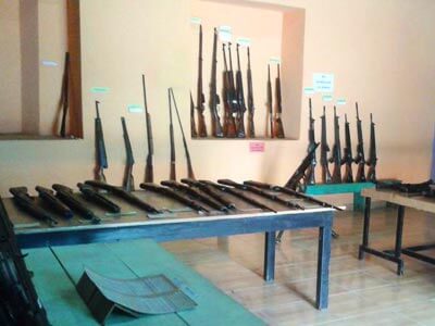 Sala de Armas Museo Militar Francisco Morazan